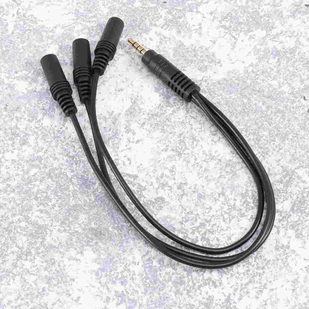

Headset Mic Splitter Headset Splitter Dual Headphone Jack Splitter Headphone Mic Cable 3.5 Mm Jack Extension