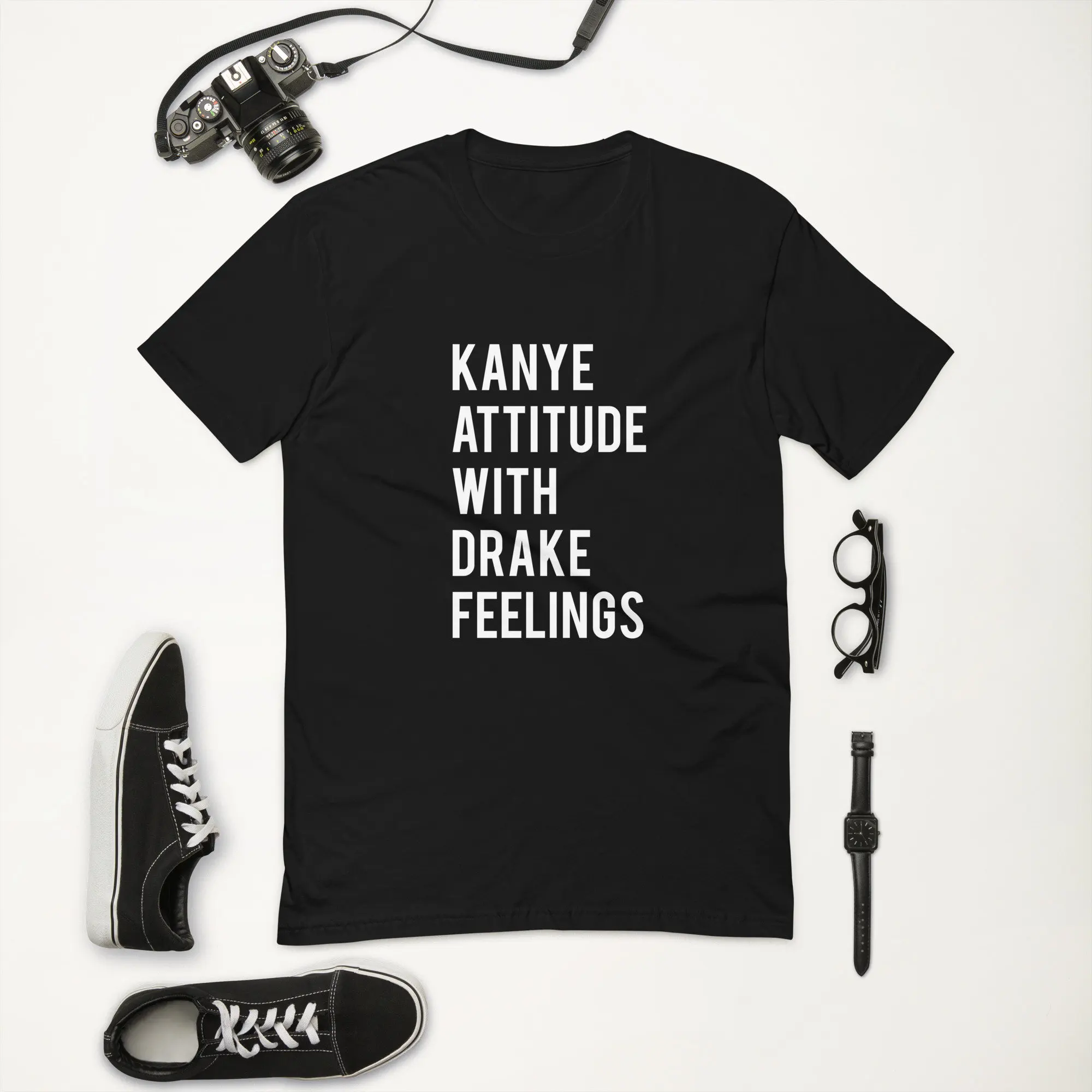 Футболка Kanye Attitude With Drake Feelings