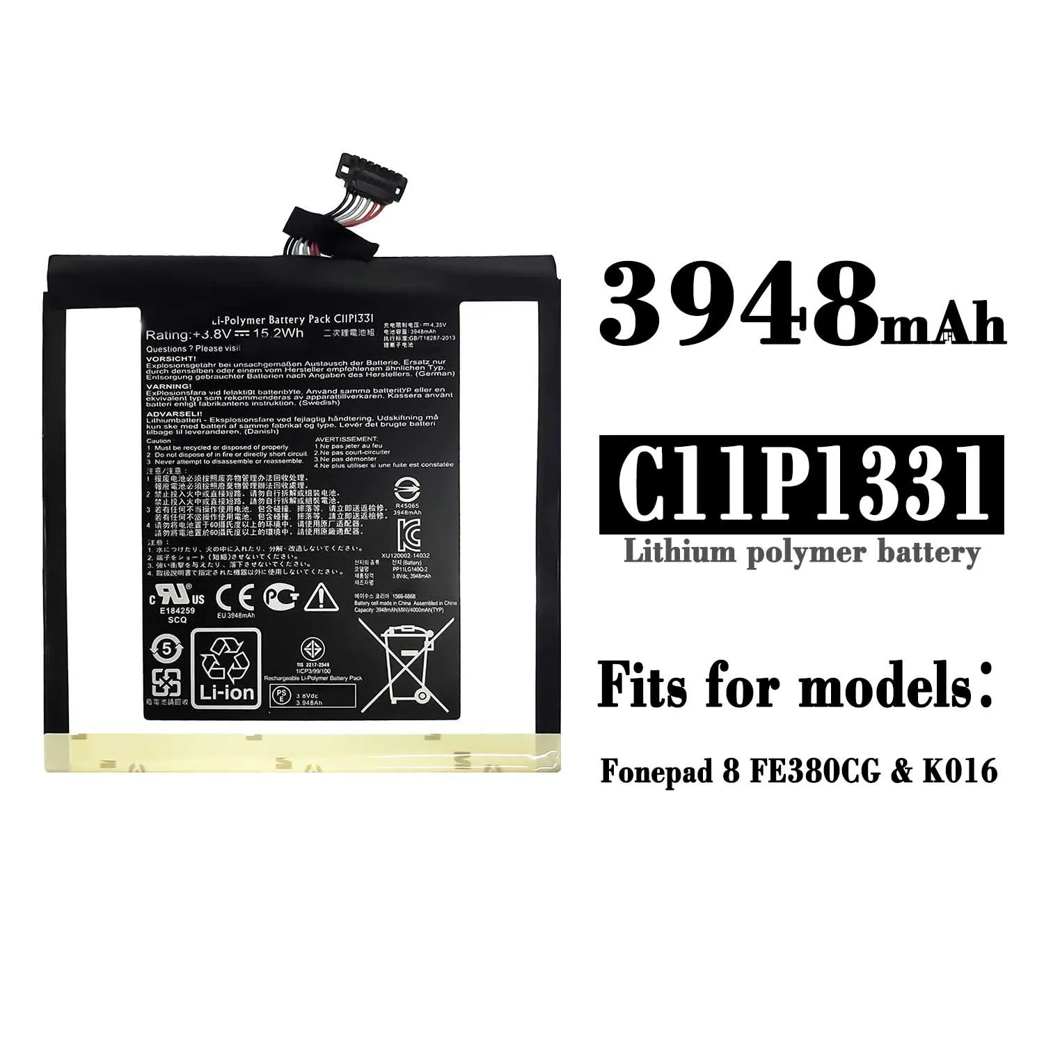 C11P1331 Orginal Replacement Battery For ASUS Fonepad 8 Fe380cg k016 High Quality Mobile Phone Built-in Lithium Latest Batteries