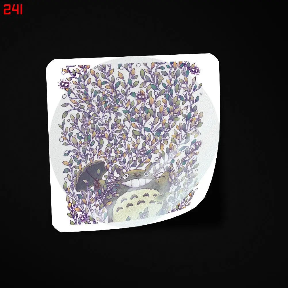 

Наклейка TOTORO 00241 для ноутбука, декор для спальни, автомобиля, милый мультяшный модный чемодан для общественных мест