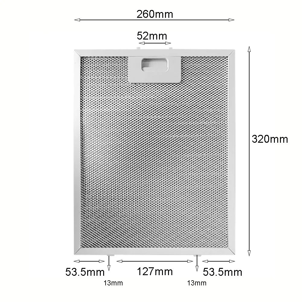 1 шт. фильтр для кухонной вытяжки 26 х2 см