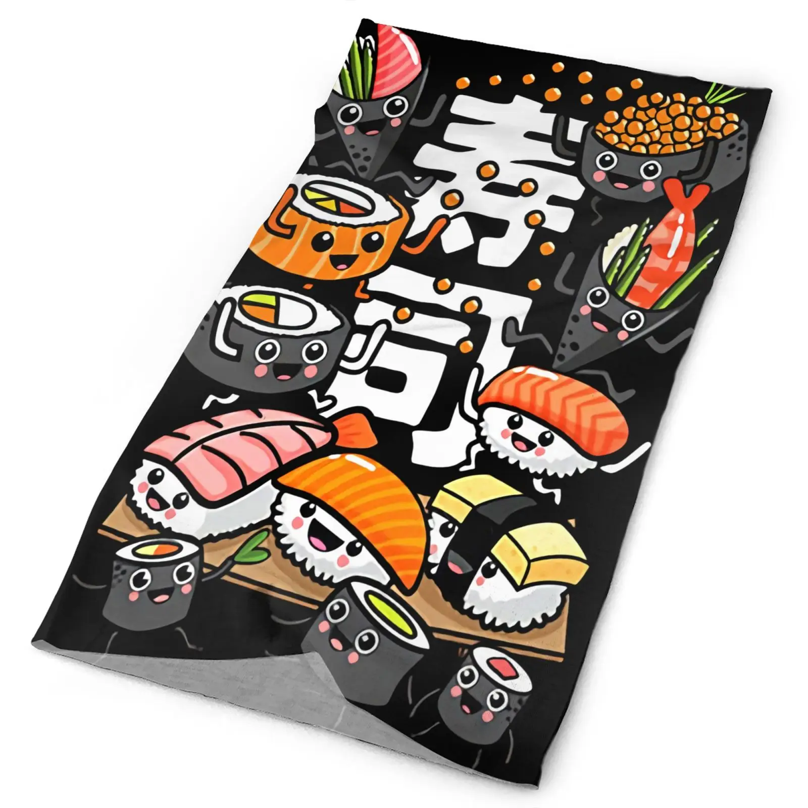 

Manga Sushi Japan Menwomen Camisetas Men's Bandana Balaclava Hat Tourism Scarf Skimask Kaffiyeh Camouflage Woman Scarves Scarf