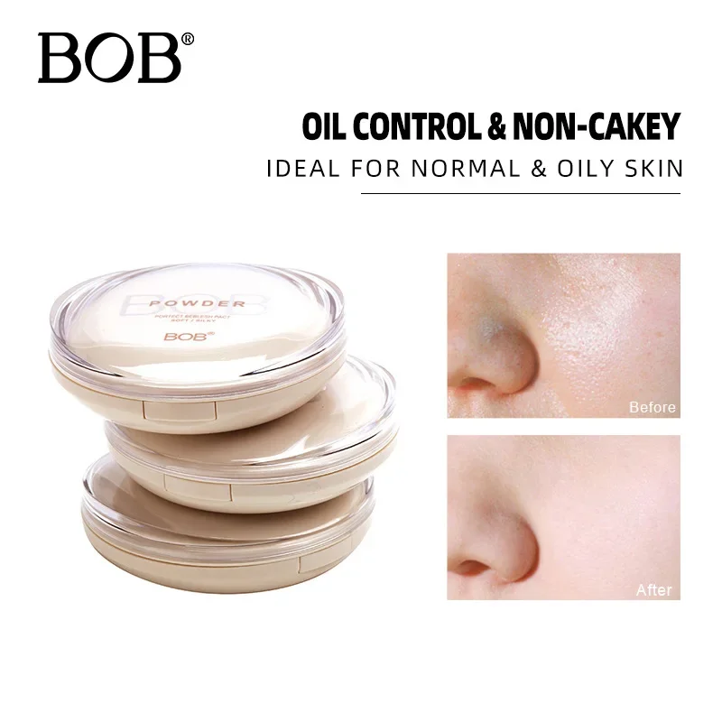 Фото Матирующая пудра BOB Luminous Finishing Powder Oil Control Long Lasting Concealer для лица №4