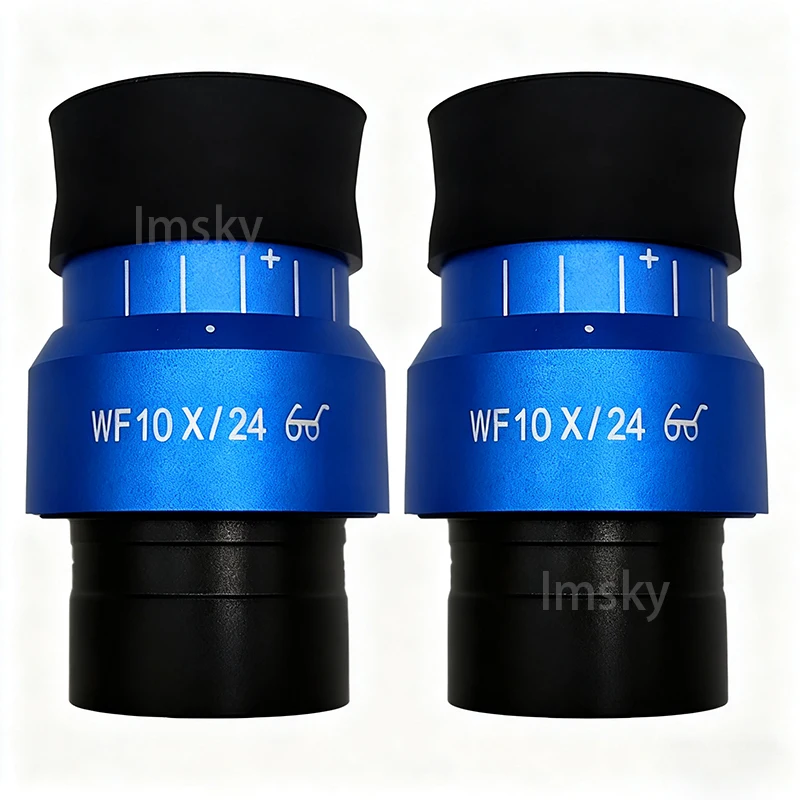 Фото WF10X/24 Широкоугольный окуляр с высокой осадкой, регулируемое поле зрения, монтажный интерфейс 30 мм для стереоскопического микроскопа №2