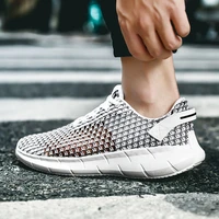 2022 spring and summer new mens shoes versatile soft bottom stylish large size mens casual mesh sports mesh shoes