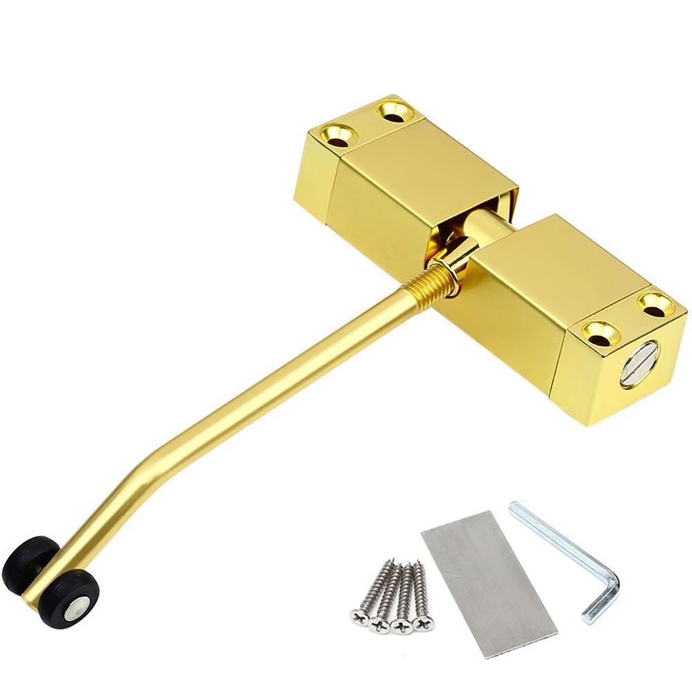 

Stainless Steel Automatic Spring Door Closer 160mm Door Stops Closure Latch Closing Device Furniture Home Hardware 40-60kg
