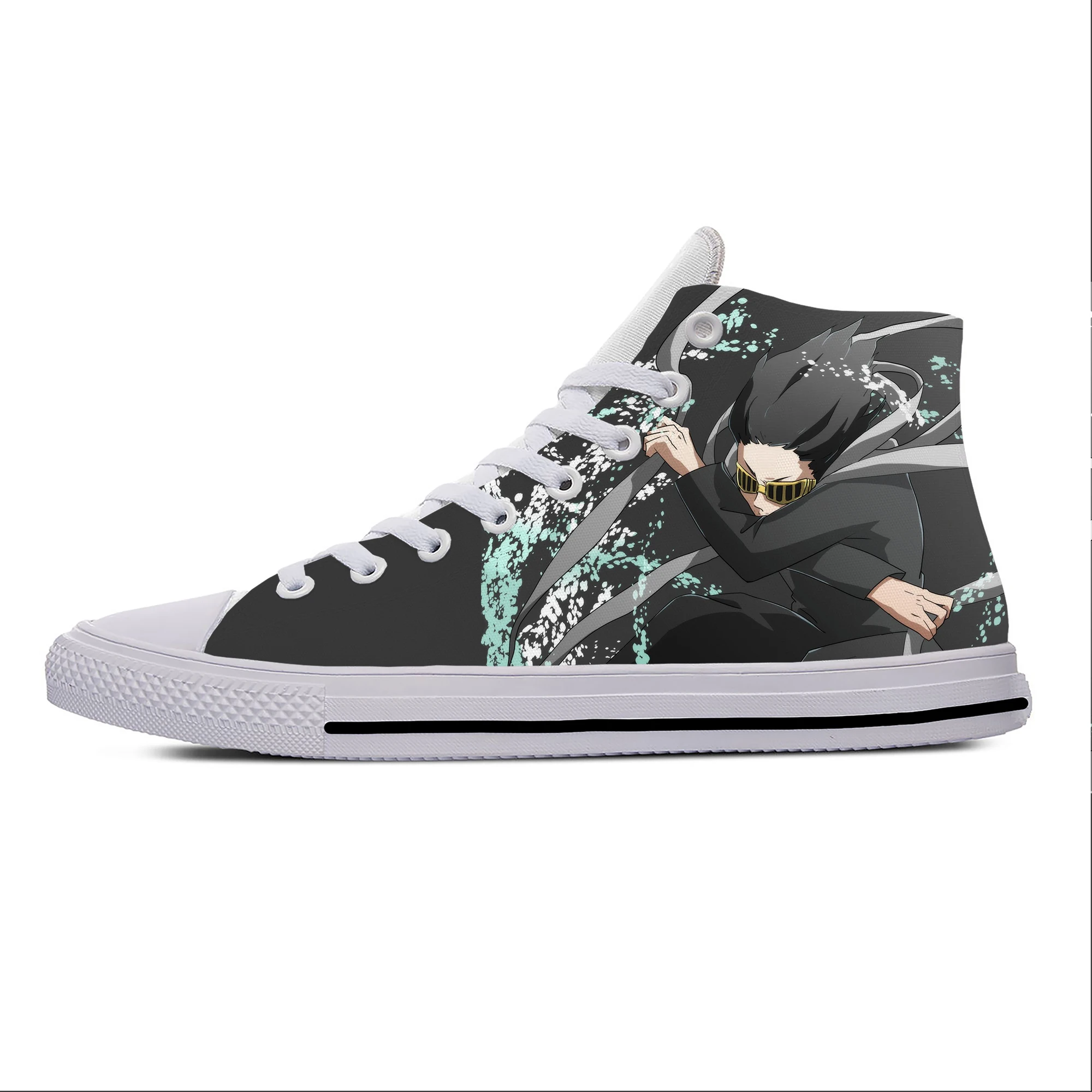 

Кроссовки мужские/женские из ткани с высоким верхом и 3D-принтом