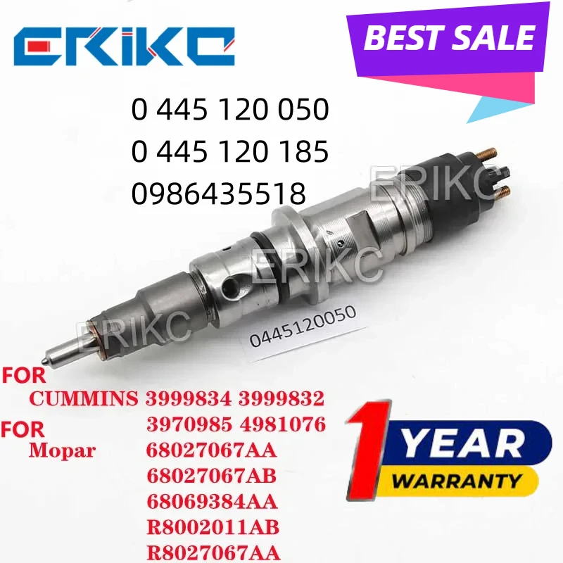 Фото Форсунка Common Rail 0445120185 0445120050, сопло OEM 0 433 171 953 для CUMMINS 3999834 №1