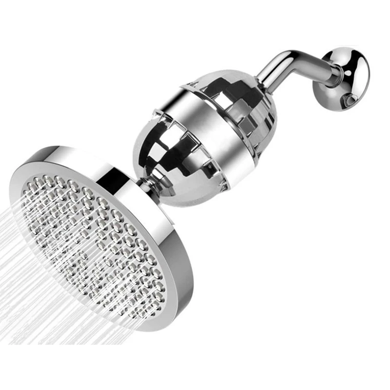 

Hot-High-Pressure Shower Head,15-Level Shower Water Filter,5 Levels Anti-Clogging And Leak-Proof Nozzles Shower Head Filter