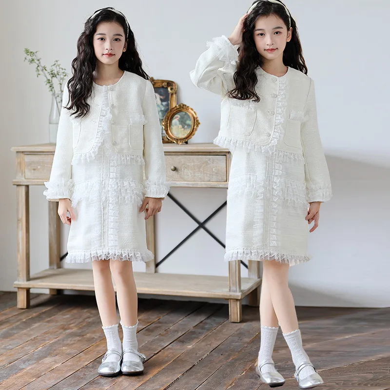 Детские комплекты одежды для девочек осенне-весеннее платье принцессы