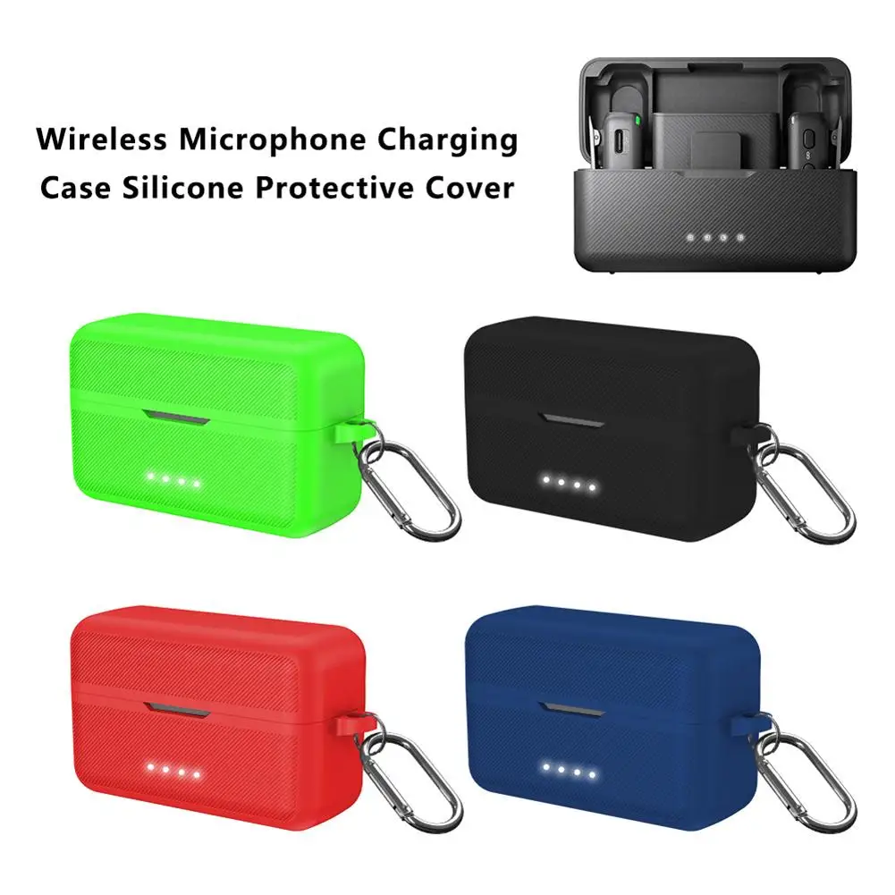 

Silicone Case Compatible For Dji Mic Wireless Microphone System Microphone Charging Case Protective Cover