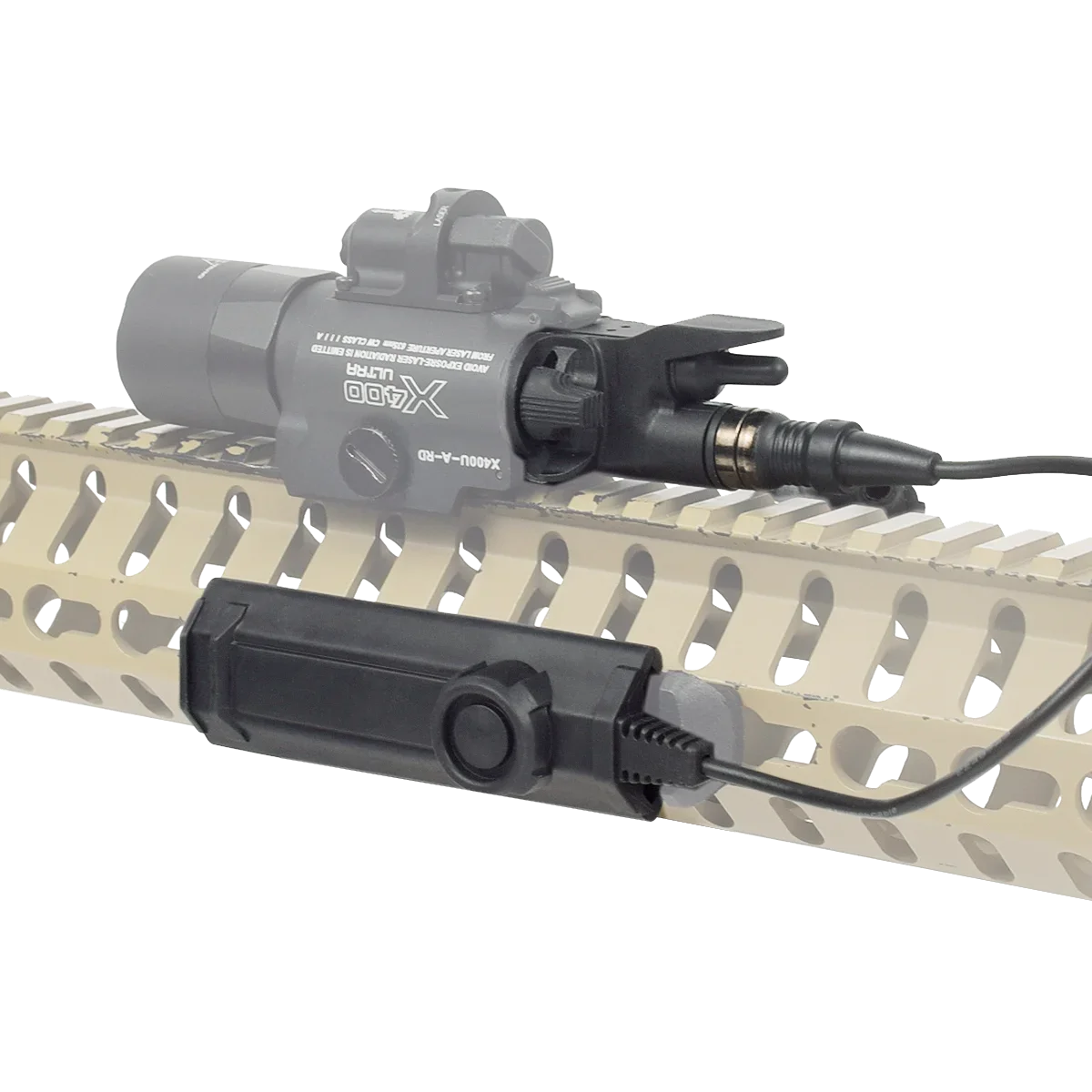 Тактический фонарь SureFire X300 Ultra с двойным переключателем X300V IR SF X300U LED для GLOCK 17 19 CZ-75, для охотничьего оружия, тактический фонарь-лампа (art.: 3920dc952f3cc) - 3920dc952f3cc