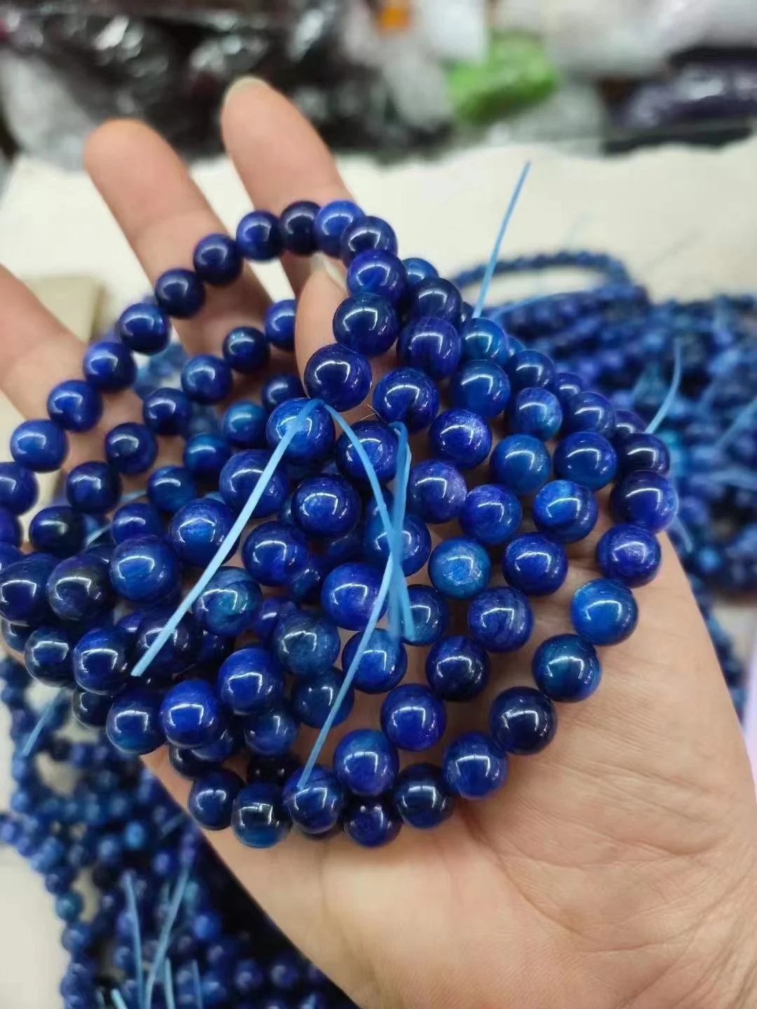 

Натуральные зеркальные бусины класса AAA, браслет, украшения своими руками для женщин и мужчин, оптовая продажа!