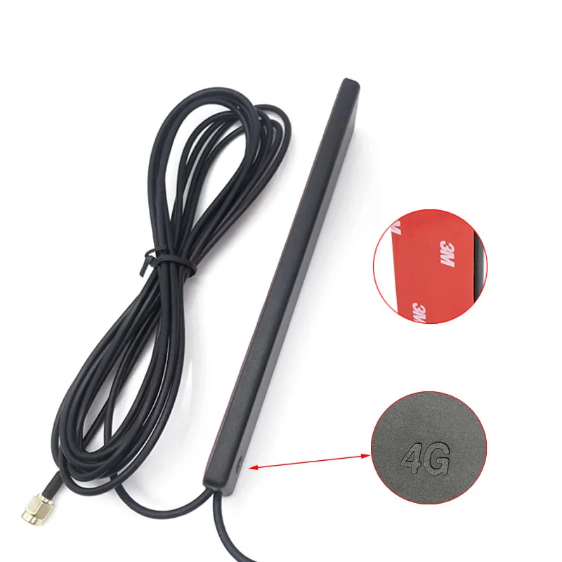 4G LTE Antennas Patch Antennas 700-2700MHz Dual SMA Male Connector 3M Extension Cable for Wifi Router IP PC Camera