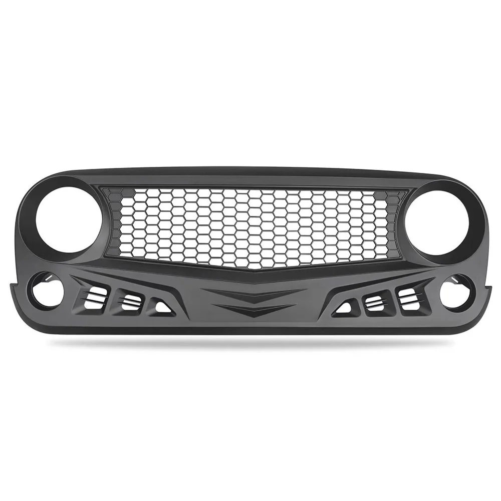 Передний гоночный гриль для Jeep Wrangler JK 2007-2017 решетка капота из АБС-пластика