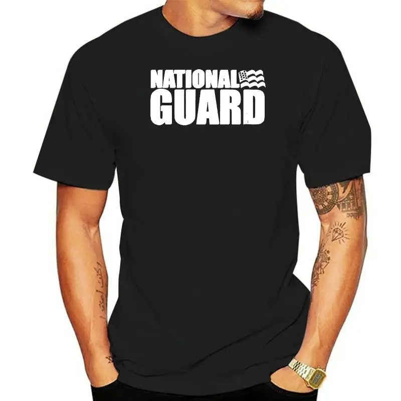 

Новинка 2020, модная футболка с надписью спецсилы Национальной гвардии США, армия родины, двойные футболки
