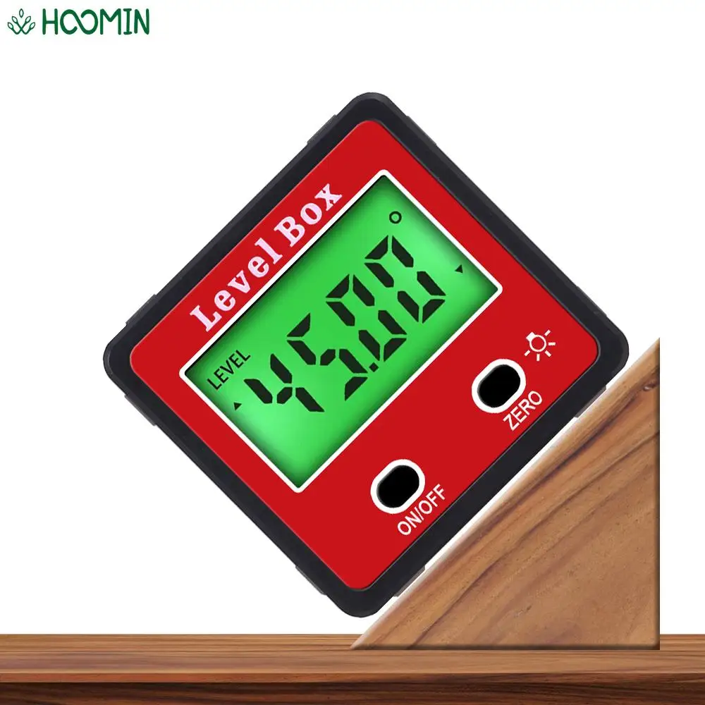 

Inclinometer Electronic Protractor Level Box Goniometer With Backlight Digital Horizontal Angle Measuring Instrument