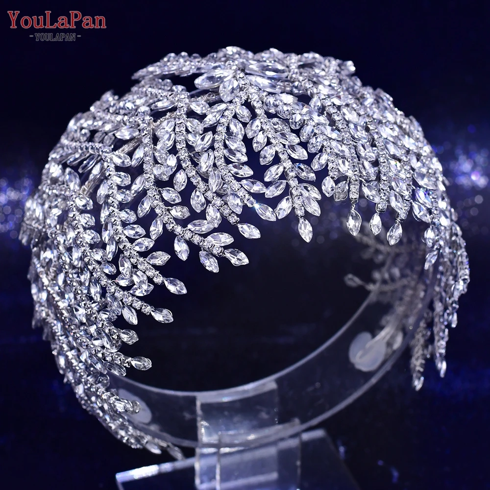 YouLaPan HP435 Luxury Bridal Hair Accessories Rhinestone Wedding Headband Flower Bride Headpiece Women Headdress Gift - купить по