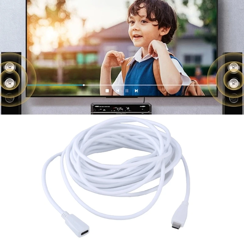 Удлинительный кабель USB C Type Шнур папа-мама Синхронная передача 480 Мбит/с