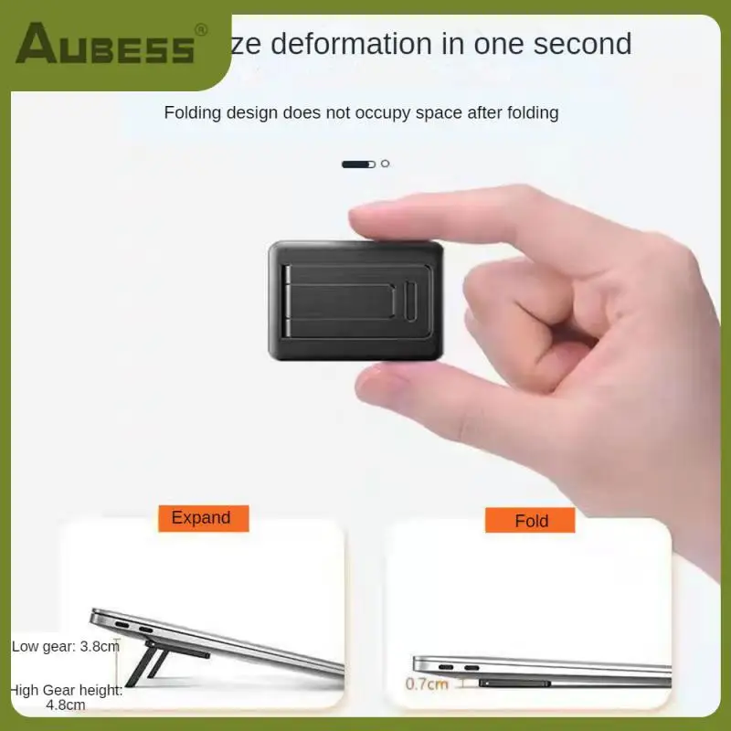 

Notebook Keyboard Universal Bracket Folding Plastic Tablet Laptop Cooling Holder Invisible Mini Adhesive Height Stand Portable