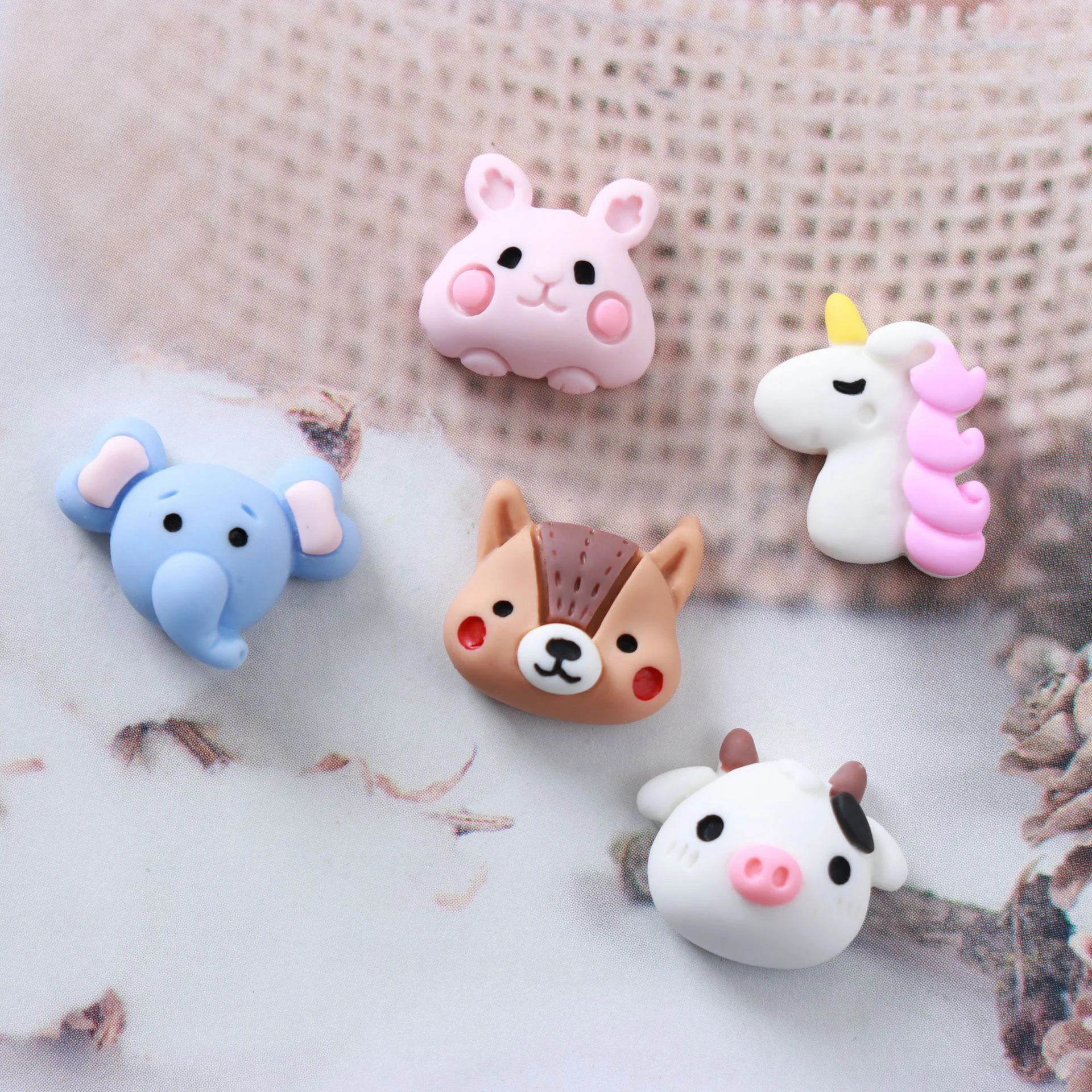 

5 шт., 3d-шпильки для волос в виде животных