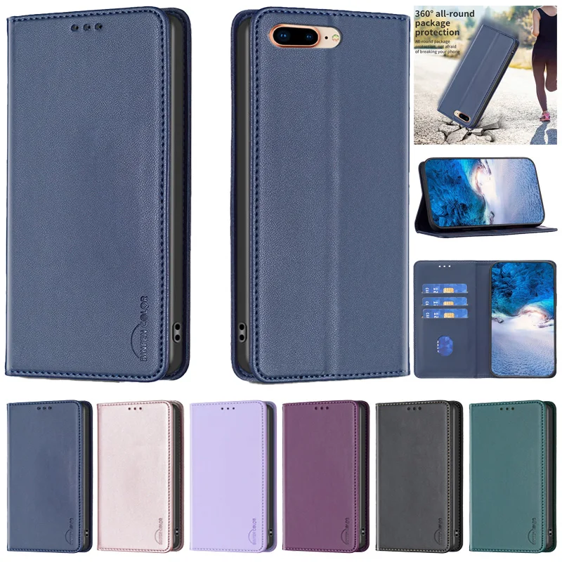 

8 Plus Case For iPhone 8 Plus Leather Wallet Case iPhone 7 Plus 8Plus Phone Case For iPhone 6 Plus 7Plus Cover Capa Coque Fundas