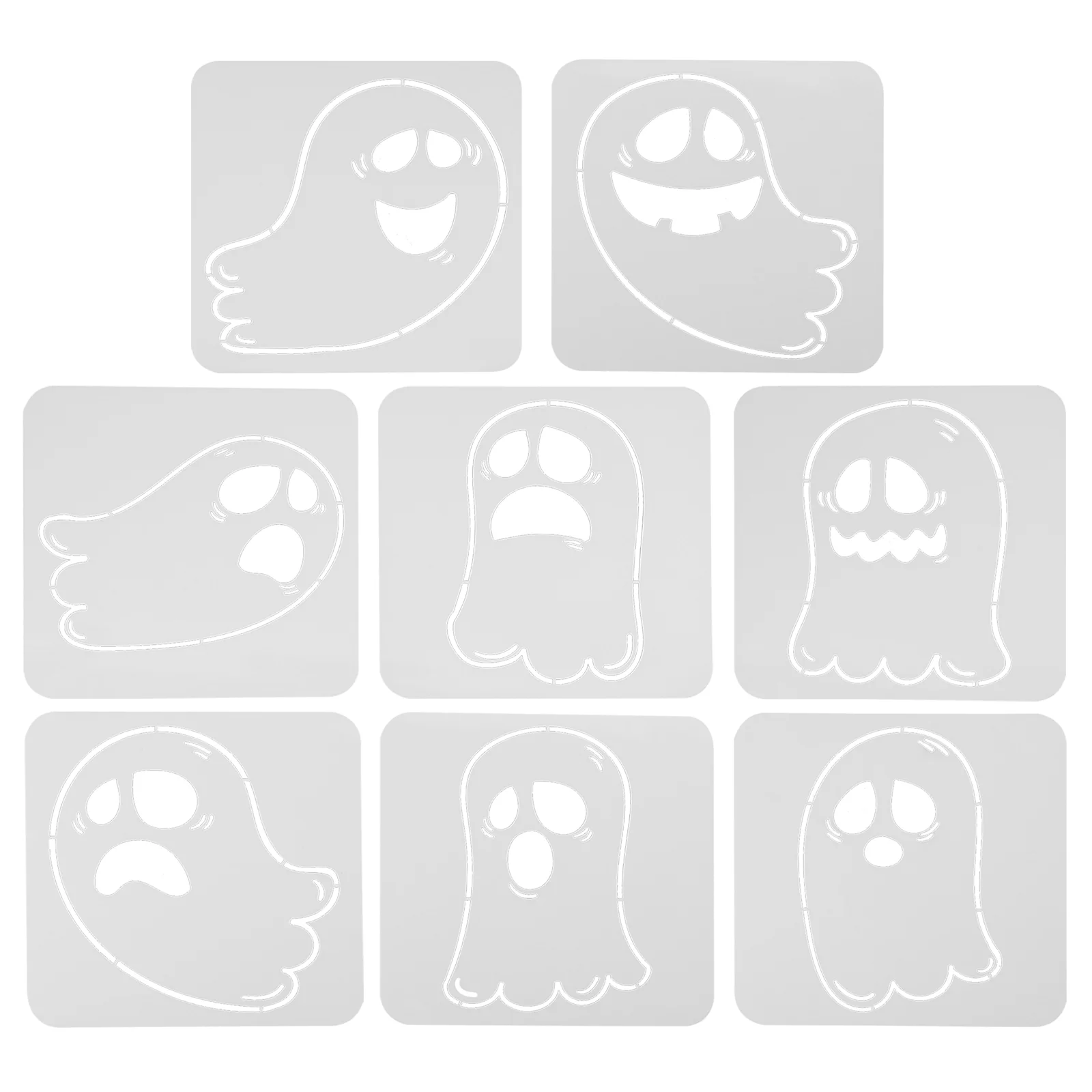 

Painting Template Ghost Stencil Halloween Spraying Decor Drawing Stencils Crafts