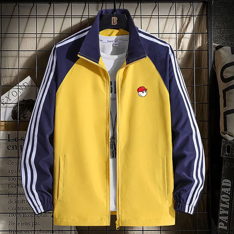 

2023 new men's golf clothing new leisure golf jacket sports collar long-sleeve zipper jacket marben jacket