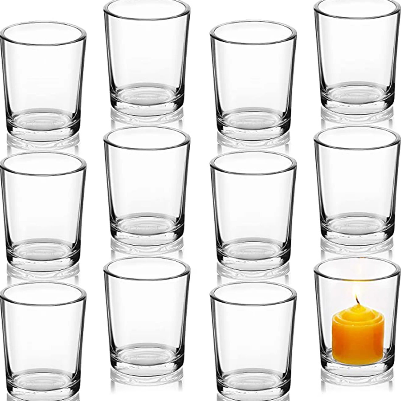 S Set Of Votives Clear Candle Holder Bulk Floating Candles Holder For Table Centerpieces Wedding Decor