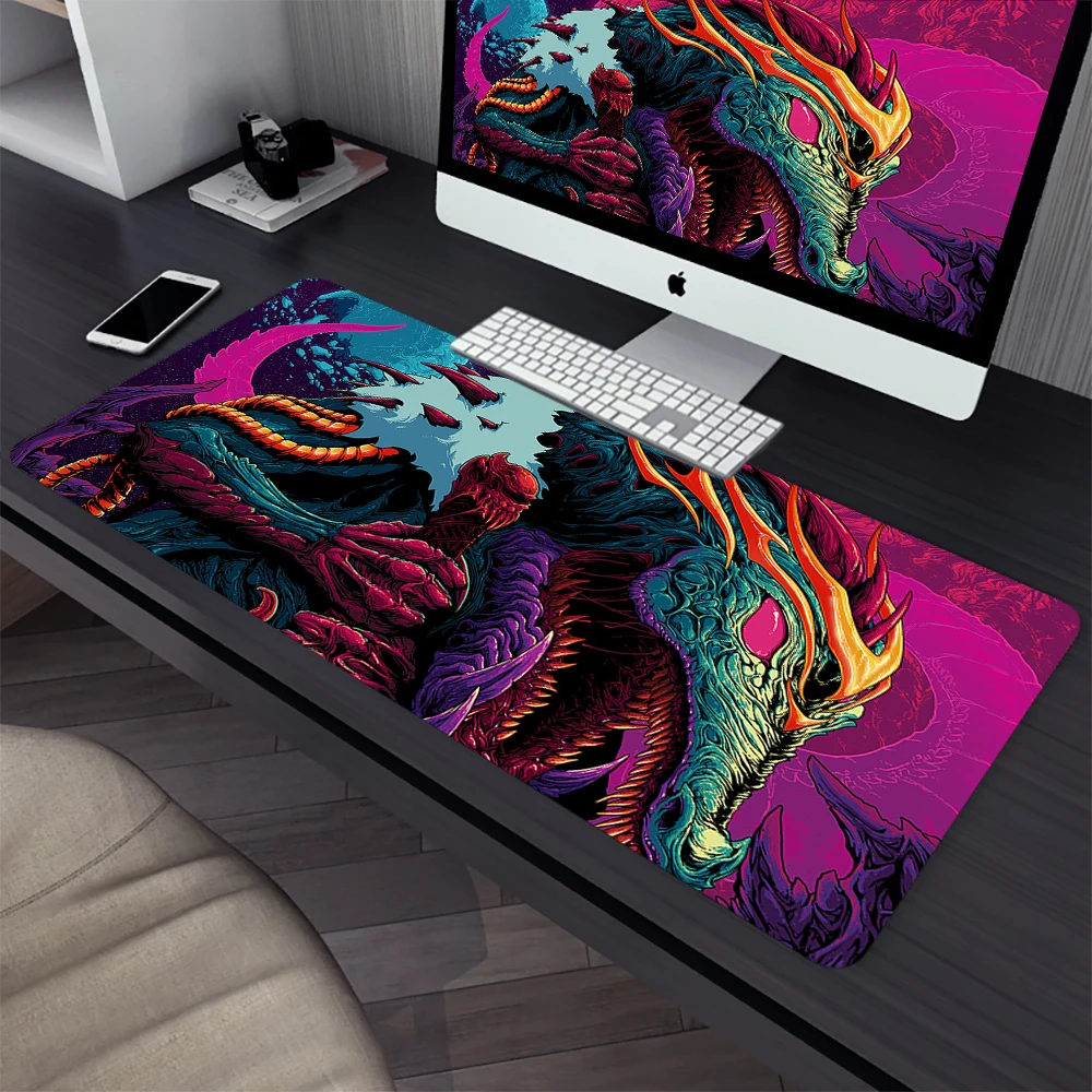 Большой игровой коврик для мыши CSGO Hyper Beast Brock Hoferart компьютерный геймерский