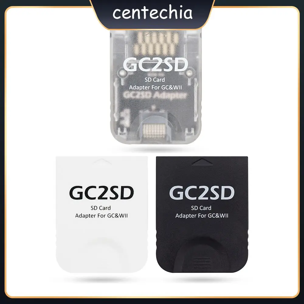 

Card Adapter For Gamecube Wii Convenient Memory Card Adapter Portable Gc2sd Tf Card Reader Gaming Accessorie