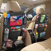 pockets storage cover car backseat organizer with touch screen tablet holder multifunctional bag back seat protector for kids