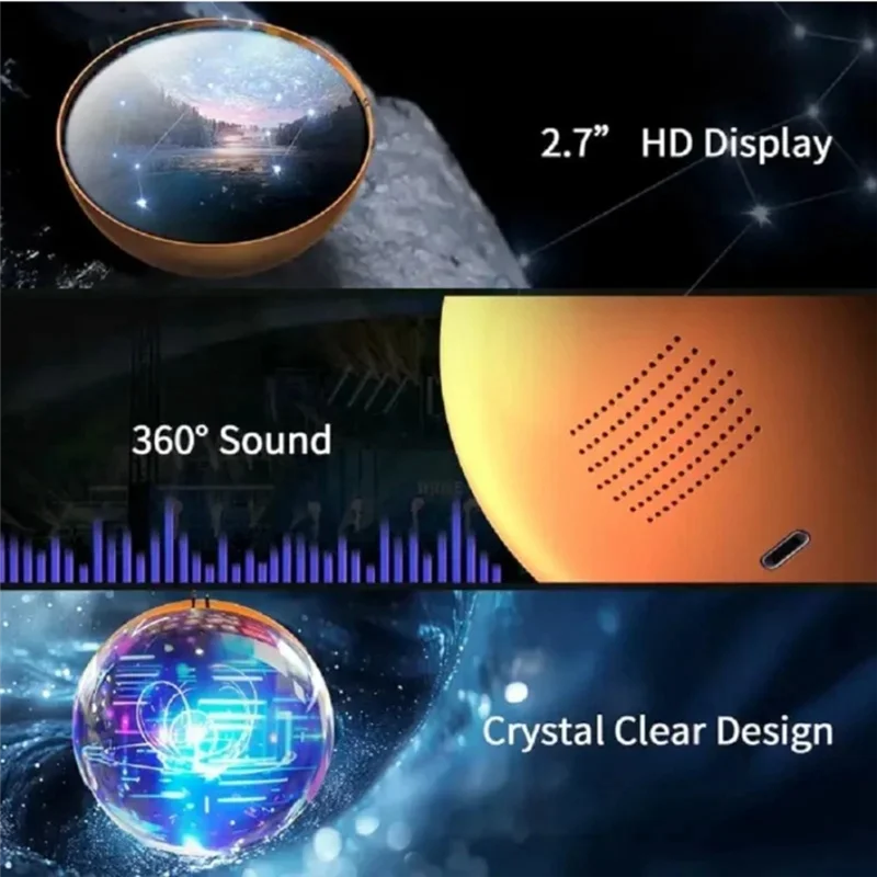 

3D хрустальный шар ABJN для видеоигр
