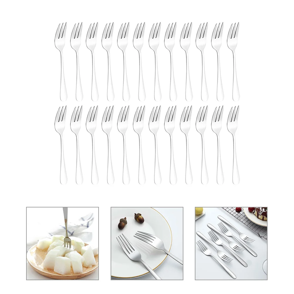 

Dinner Forks Silverware Stainless Steel Forks Home Restaurant Kitchen Metal Forks Fork Cutlery Set Family Dining Fork