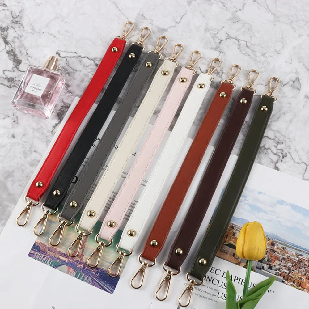 

New All-match Clutch Bag Strap Wallet Belt Women Wrist Bag Strap Solid Color Women Simple Handle Purse Bag Belt Replacement