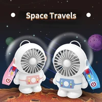 2022 new astronaut mini usb charging small fan astronaut portable handheld fan travel fan panda fan