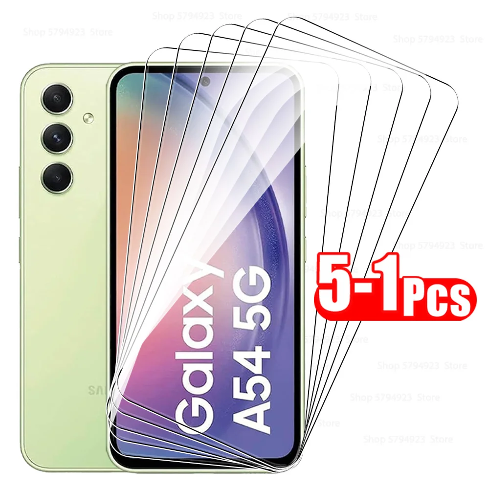 Защитное стекло SamsungA55 A 55 54 53 52s 5-1 шт. для Samsung Galaxy A54 A55 A53 A52 A52s 5G 9H