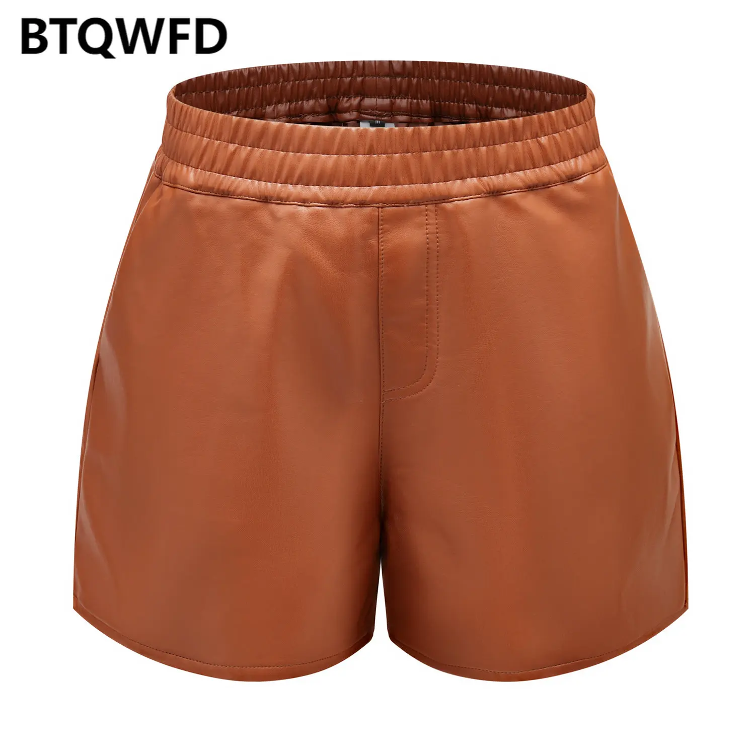 Women's Clothing Summer Sexy Party 2022 New Fashion PU Leather Shorts Pants for Girls Ladies Female Beach Outfits Solid Color