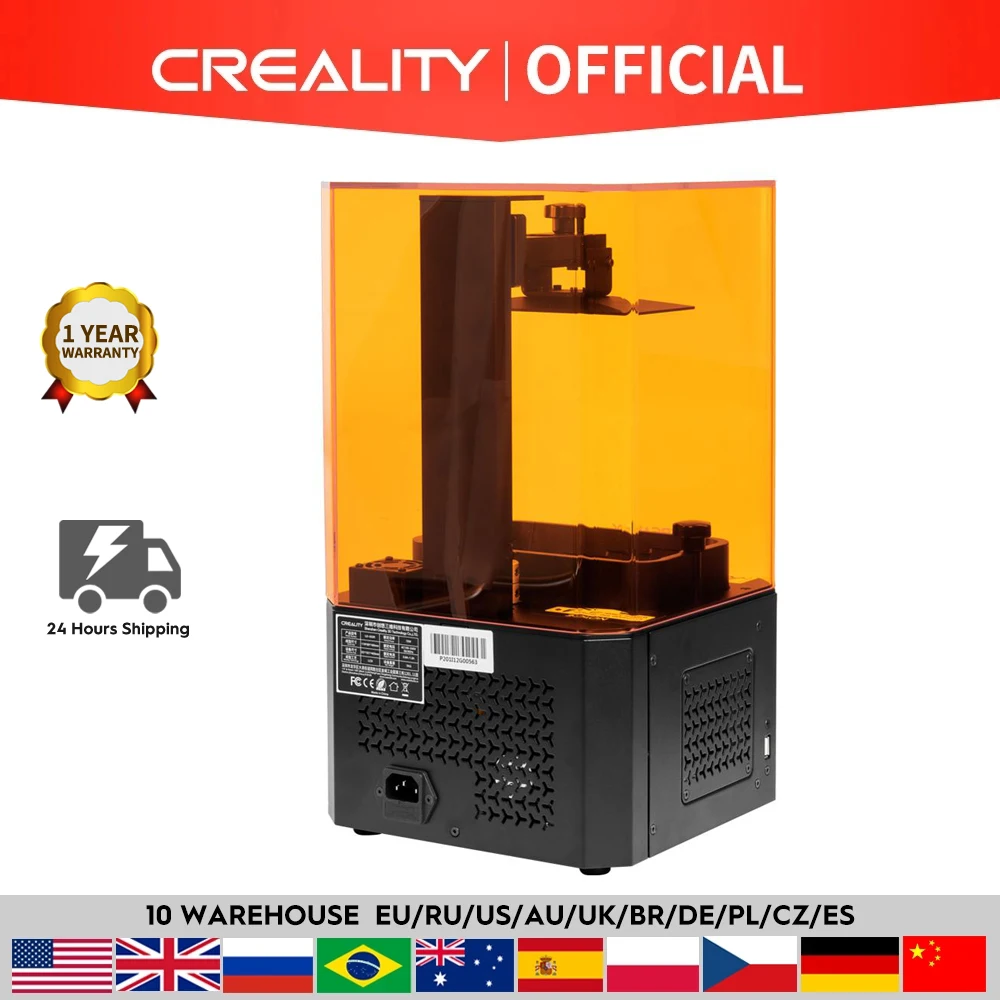 

CREALITY 3D LD-002R LCD Resin UV 3D Printer 2K HD Screen Photocuring Ball Linear Rails Air Filtration System Off-line Printers