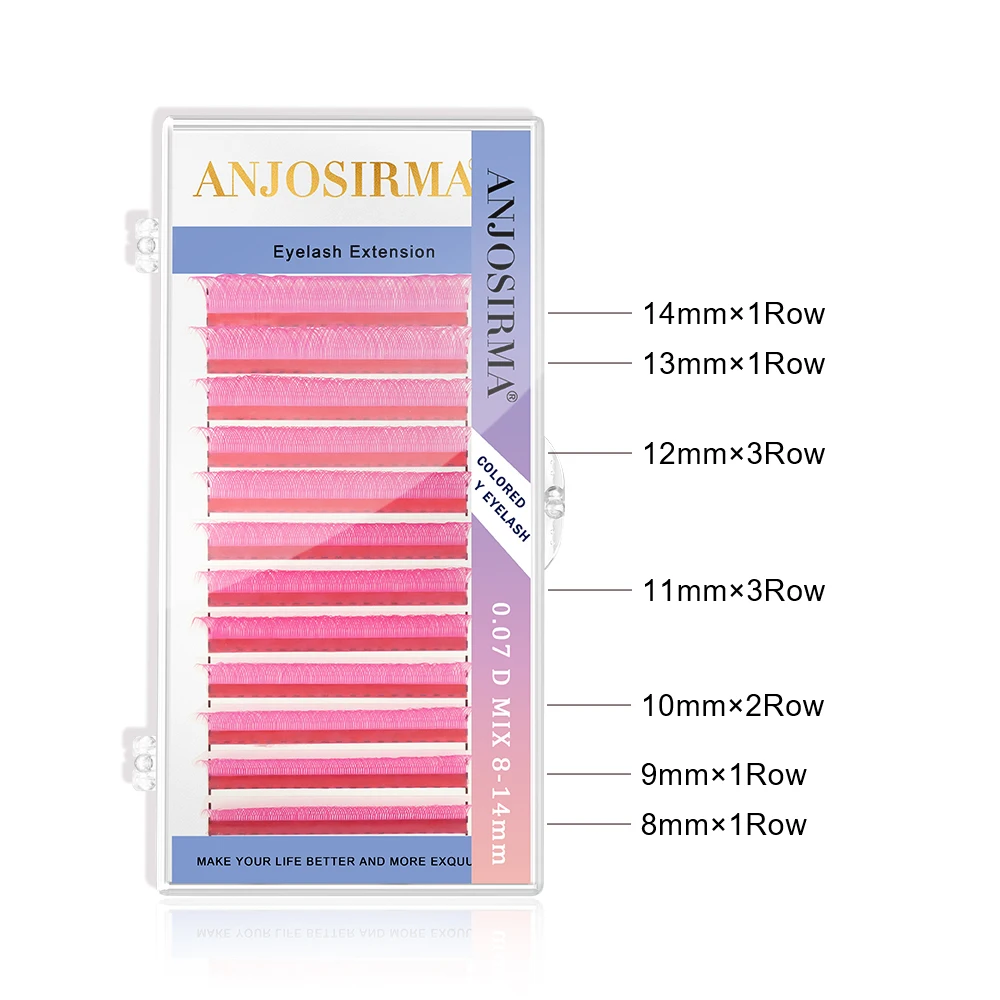 Накладные ресницы Anjosirma 2D YY