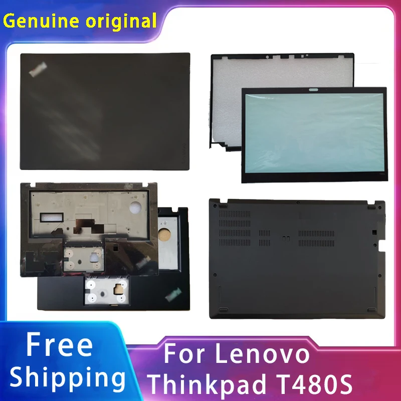 

New For Lenovo Thinkpad T480S Shell Replacemen Laptop Accessories Lcd Back Cover/Front Bezel/Palmrest/Bottom ABCD Cover 01YT300