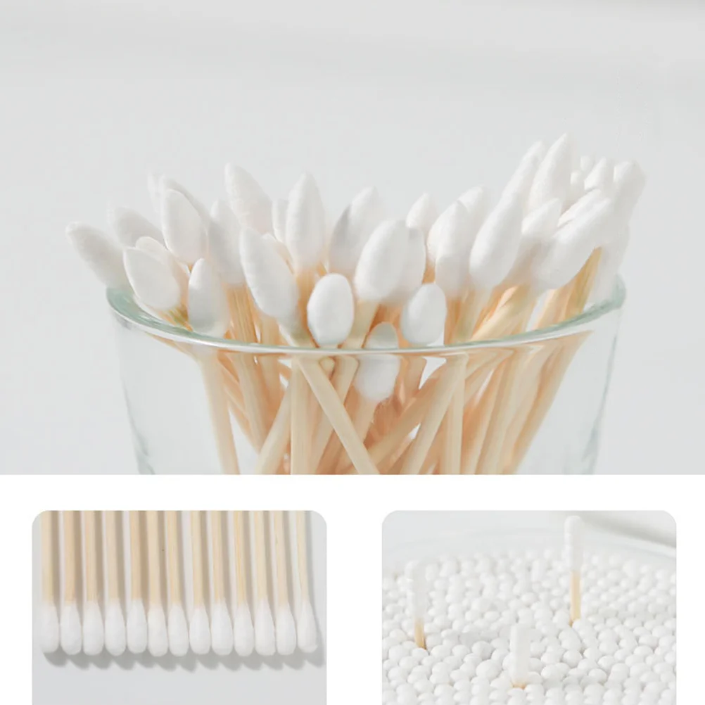 

Cotton Swab Cleaning Sticks Swabs Stick Hygienicsanitarydouble Head Ear Clean Skin Applicators Makeup Eyeshadow