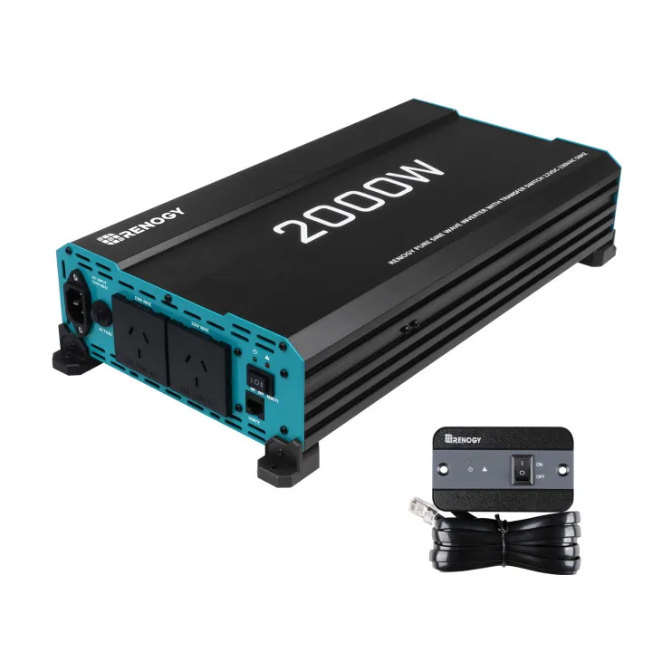 Renogy 2000W Pure Sine Wave Inverter 12V DC to 240V AC Conve