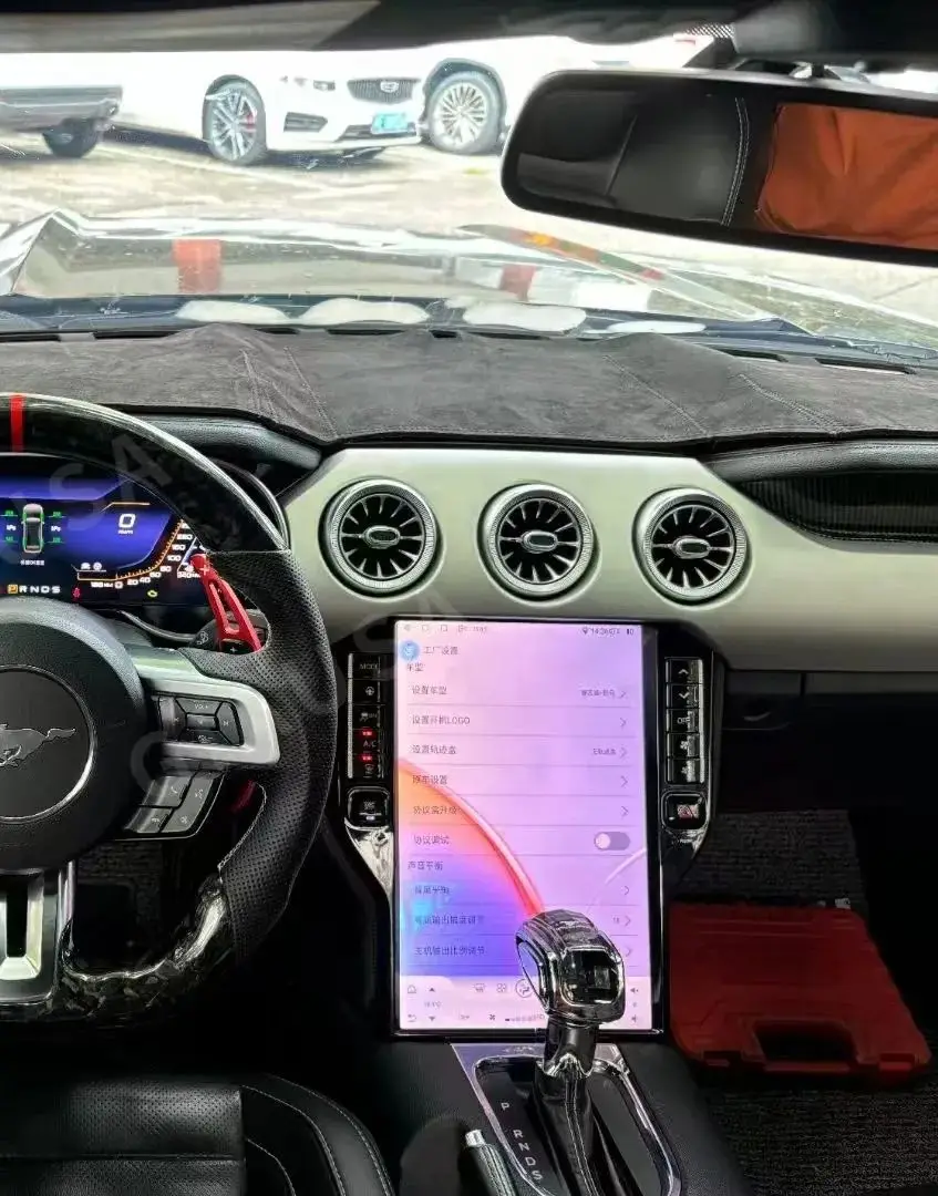 14,5-дюймовый Android CarPlay автомобильный радиоприемник для Ford Mustang с сенсорным экраном, мультимедийный плеер, GPS-навигация, автомобильные аксессуарыголовное устройствоGPS (art.: 3920d2d83065e) - 3920d2d83065e
