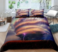 3d tornado lightning bedding set soft bedspreads for bed linen comefortable 23pcs duvet cover quilt with pillowcase