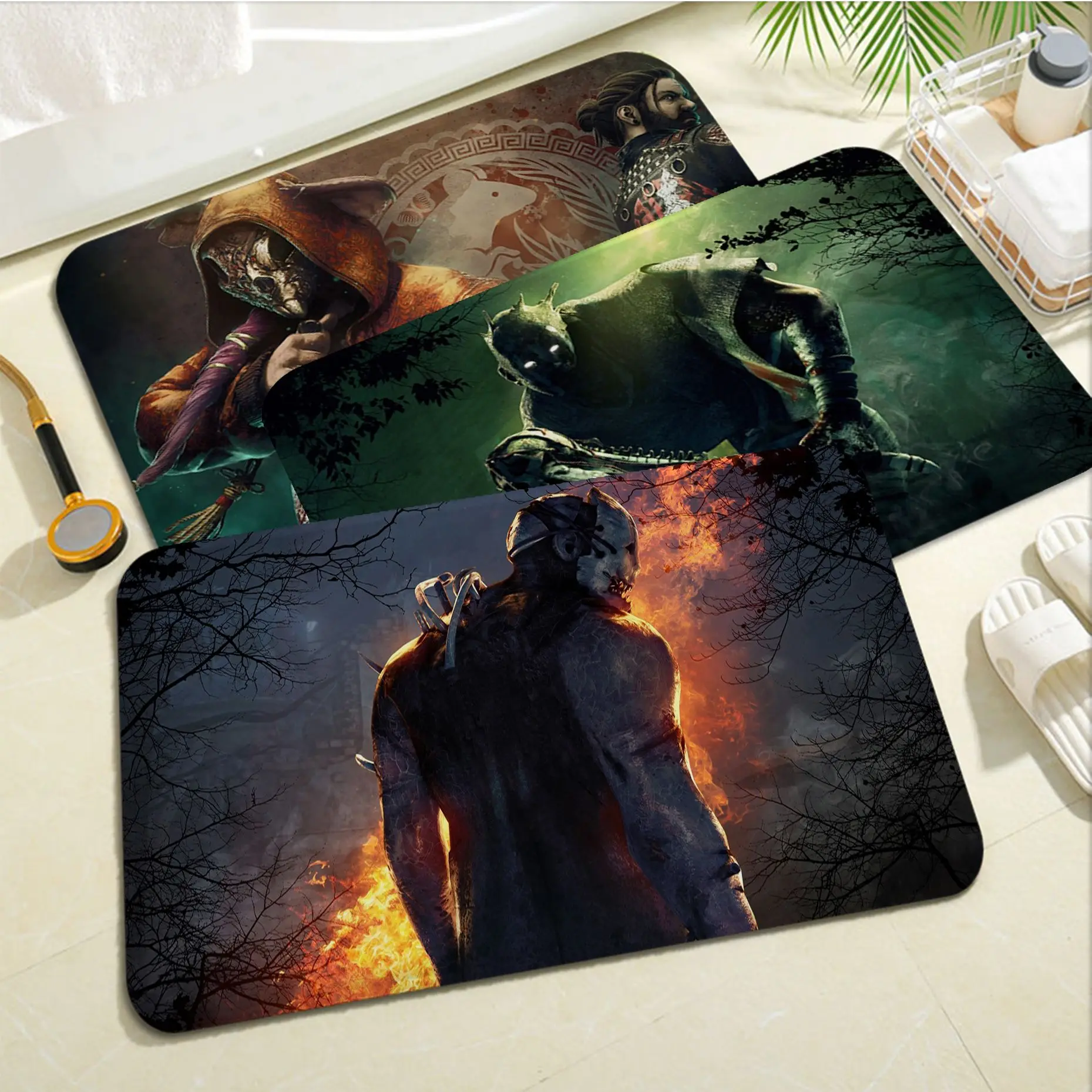 

Dead by Daylight Room Mats Nordic Style Bedroom Living Room Doormat Home Balcony Anti-Slip Toilet Rug
