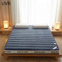 UVR Full Size Collapsible 4/8CM Thicken Latex Antibacterial Mattress Memory foam filling Not Collapse Tatami Pad Bed Floor mat