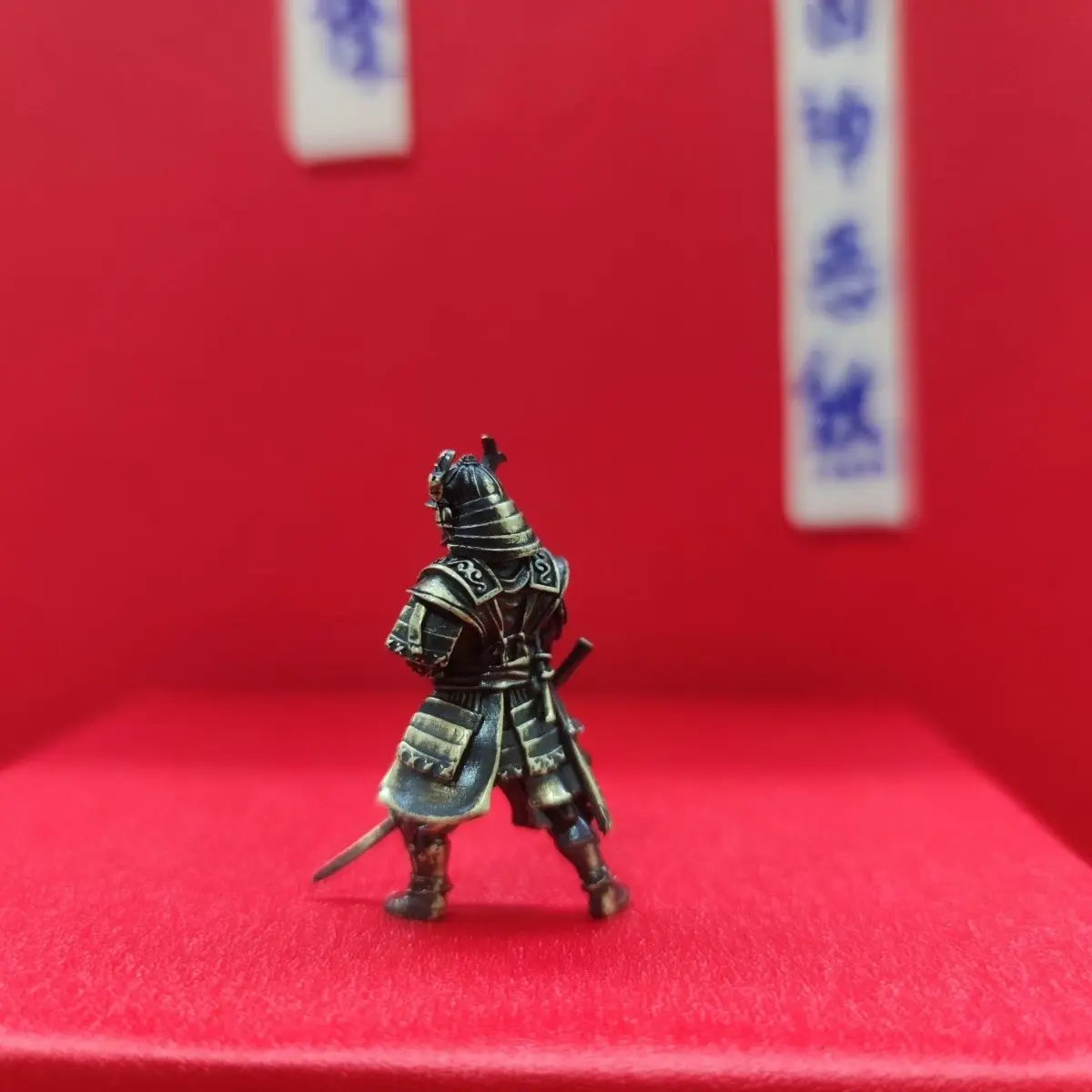 Наклонный нож из чистой меди 4 см