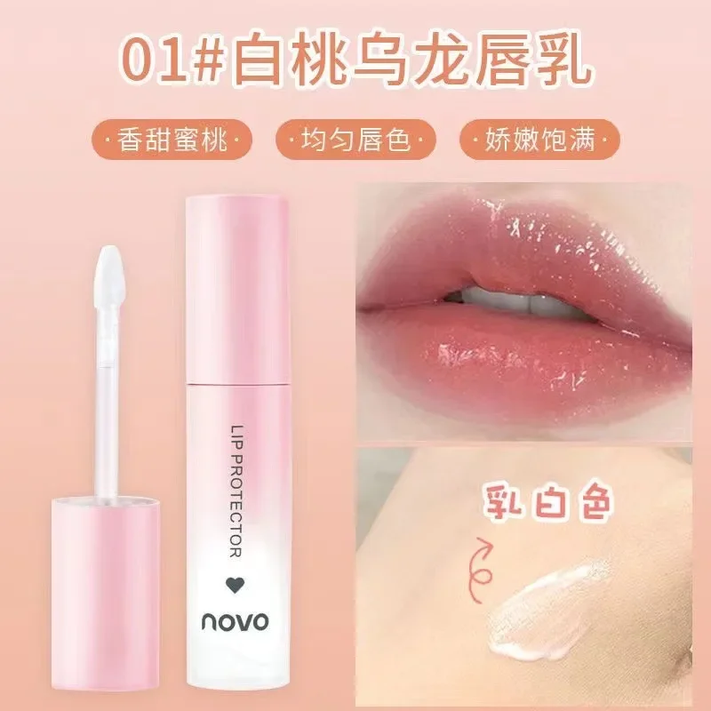 NOVO Shea Butter Repair Лосьон для губ Увлажняющий и увлажняющий праймер Уменьшает линии