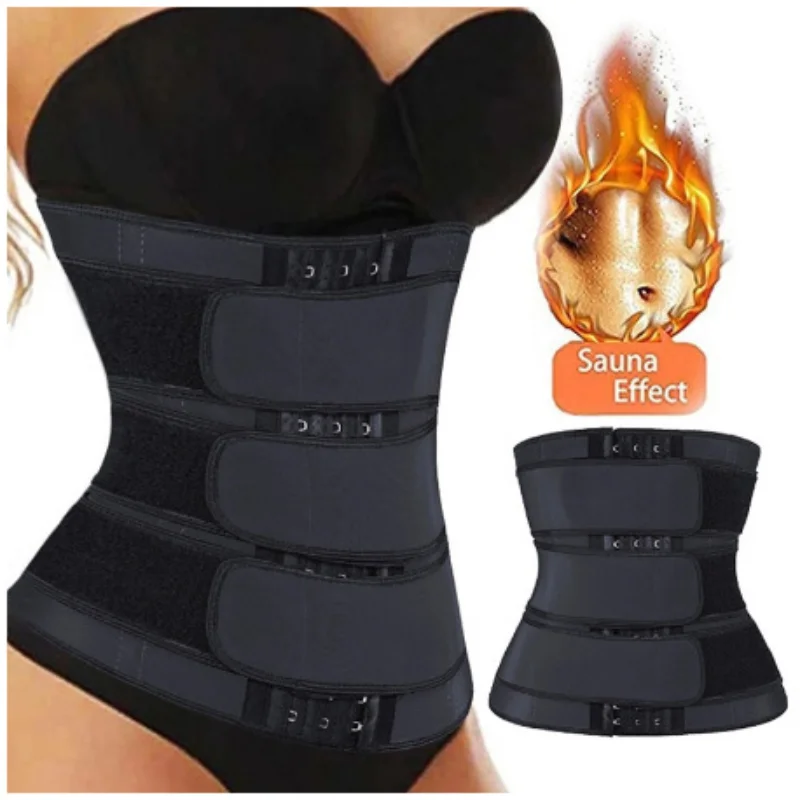 6XL Waist Trainer Body Shaper Slimming Belt Corset Sauna Shapewear Women fajas colombianas Belly Sheath Tummy Trimmer Cincher